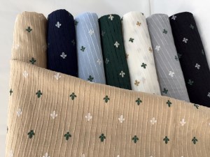 وال نخ شنل راه راه گل گچی طرح 2
