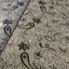 ژاکارد دانتل بهاره طرح بته و گل ترمه مشکی